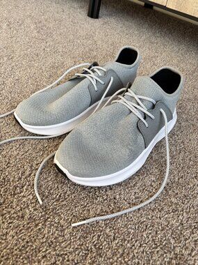 Vessi Everyday Classic Mens Size 11 Waterproof Lightweight Shoes Sneakers Grey